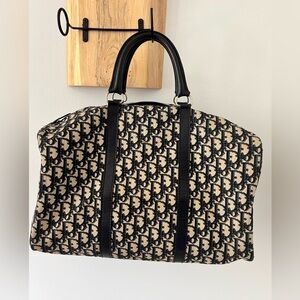 Christian Dior Vintage Oblique Duffle Bag